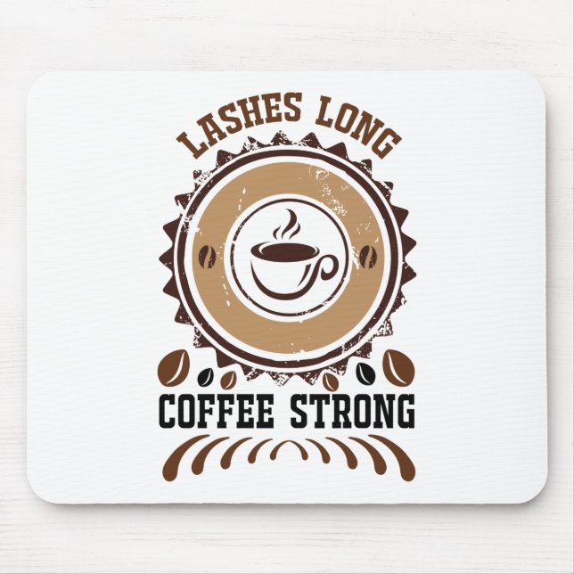 Tapis De Souris café long (Devant)