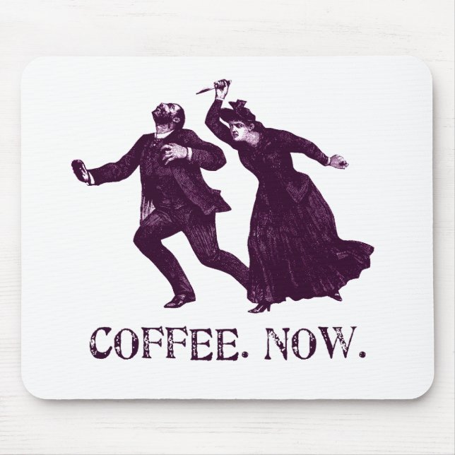 TAPIS DE SOURIS CAFÉ. MAINTENANT (Devant)
