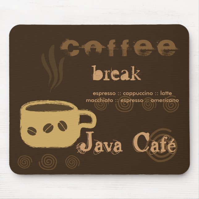 Tapis De Souris Café Mousepad (Devant)