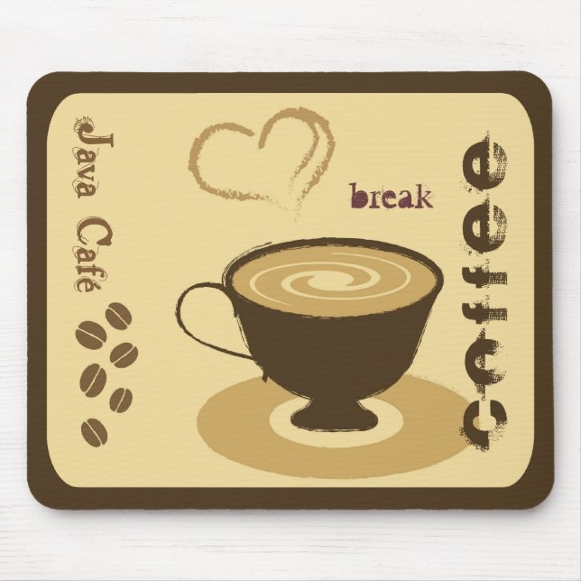 Tapis De Souris Café Mousepad (Devant)