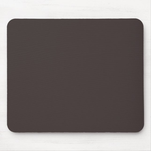 Tapis De Souris Café noir (couleur solide) (Devant)