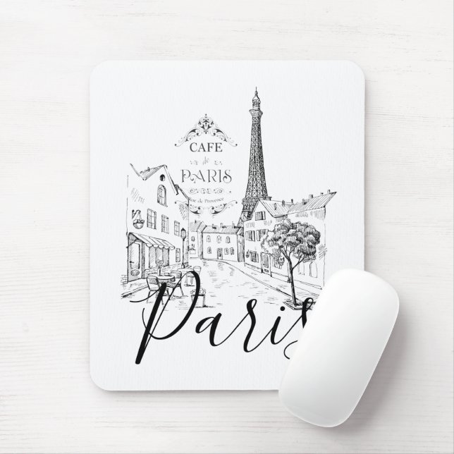 Tapis De Souris Café Paris   (Avec souris)