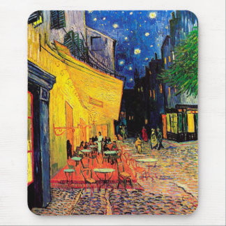 Tapis De Souris Café Terrasse Place du Forum Van Gogh Art