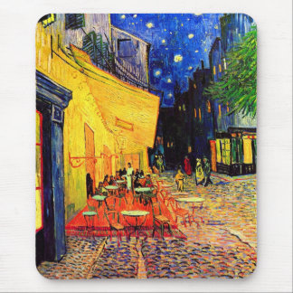 Tapis De Souris Café Terrasse Place du Forum Van Gogh Art
