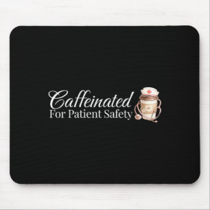 Tapis De Souris Caféiné pour la sécurité des patients Drôle de caf