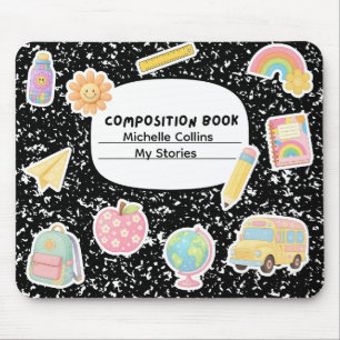 Tapis de souris Cahier de Composition (personnalis