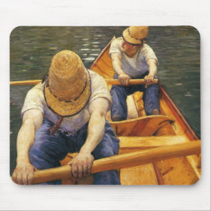 Tapis De Souris Caillebotte : Bateaux en aviron sur l'Yerres