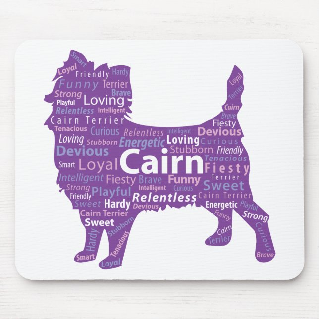 Tapis De Souris Cairn Mousepad (rose) (Devant)