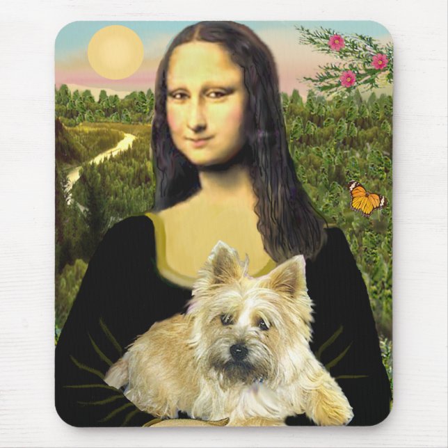 Tapis De Souris Cairn Terrier 23 - Mona Lisa (Devant)