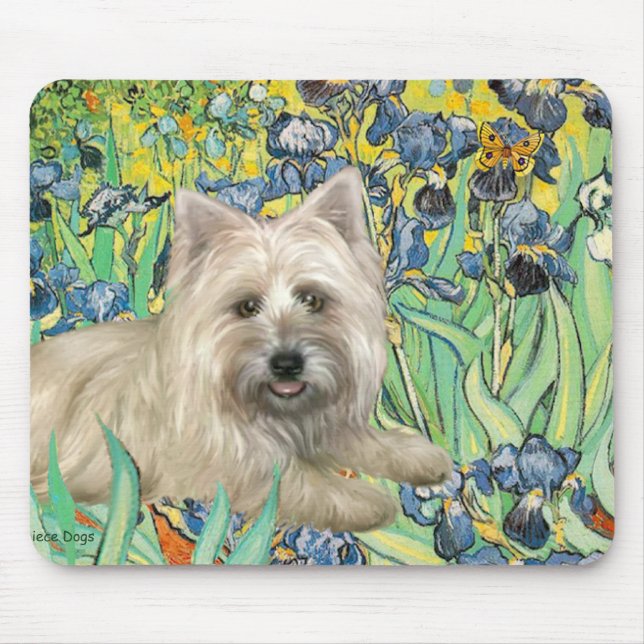 Tapis De Souris Cairn Terrier 4 - Irises (Devant)