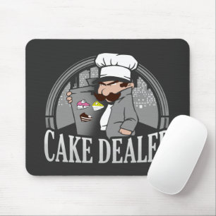 Tapis De Souris Cake Dealer Funny Bakery Propriétaire Gag