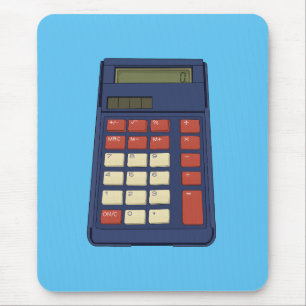 Tapis De Souris Calculatrice des années 80 90 Math School Nostalgi