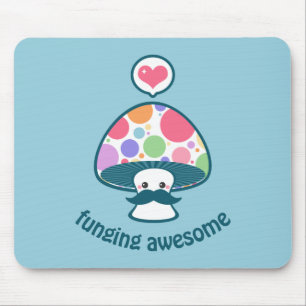 Tapis De Souris Calembour drôle de champignon de champignons