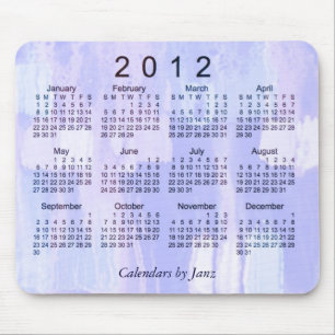 Tapis De Souris Calendrier 2012 abstrait
