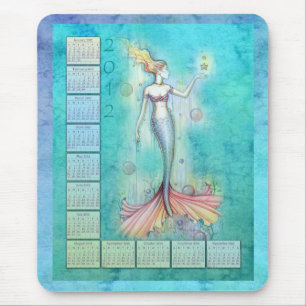 Tapis De Souris Calendrier 2012 Mermaid Mousepad