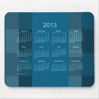 Tapis De Souris Calendrier 2013