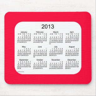 Tapis De Souris Calendrier 2013