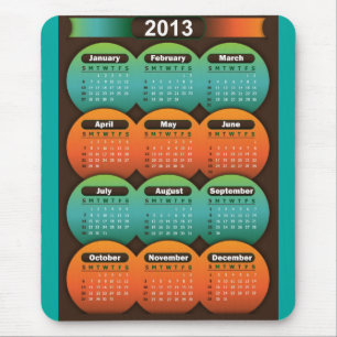Tapis De Souris Calendrier 2013 de Mousepad