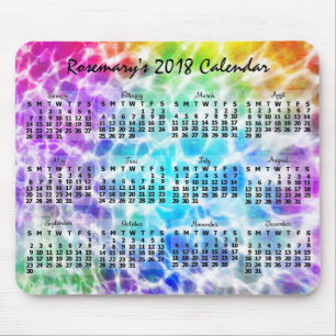 Tapis De Souris Calendrier 2018 (Voir la description pour la nouve