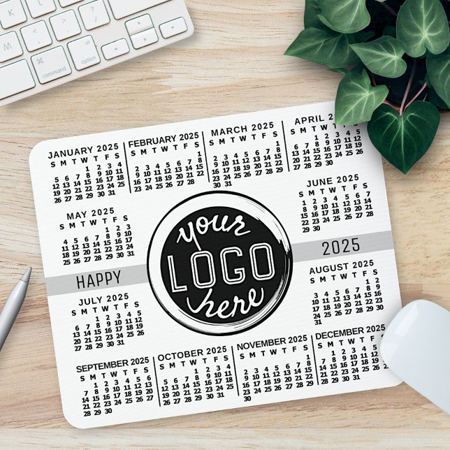 Tapis De Souris Calendrier 2023 Custom Business Logo Texte Easy Wh (Créateur téléchargé)
