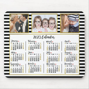 Tapis De Souris Calendrier 2023 (Voir la description pour la versi