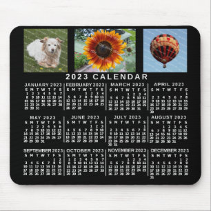 Tapis De Souris Calendrier 2023 (Voir la description pour la versi