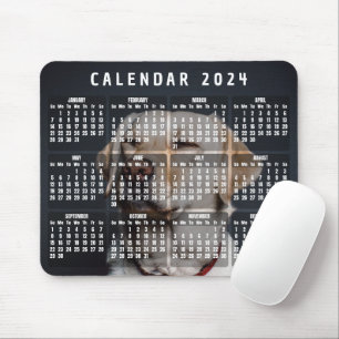 Tapis De Souris Calendrier 2024 télécharger le pavé de souris phot