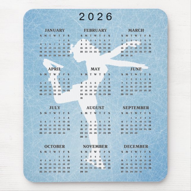 Tapis de souris calendrier 2025 de conception de p (Devant)