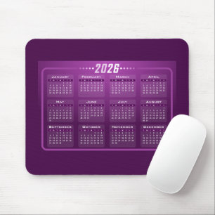 Tapis De Souris Calendrier 2026