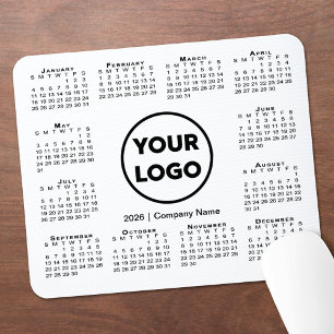 Tapis De Souris Calendrier 2026 Entreprise Logo Pad souris