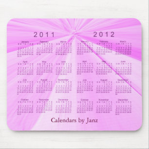 Tapis De Souris Calendrier 2 Ans 2011-2012