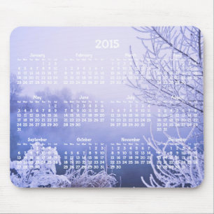 Tapis De Souris Calendrier annuel personnalisé 2015 Pads souris hi