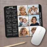 Tapis De Souris Calendrier avec 6 photo Collage<br><div class="desc">Un calendrier 2025 avec une place pour 6 photos. Vous pouvez ajouter un nom, un monogramme ou un autre texte personnalisé. Le calendrier est épuré et facile à lire. Vous pouvez modifier la couleur de l'arrière - plan si vous cliquez sur le lien personnaliser et accédez à la zone de...</div>