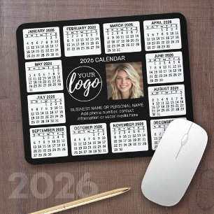 Tapis De Souris Calendrier avec logo Contact Information Magnet
