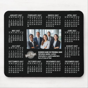 Tapis De Souris Calendrier avec logo Contact Information Magnet