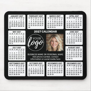 Tapis De Souris Calendrier avec logo Informations de contact Aiman