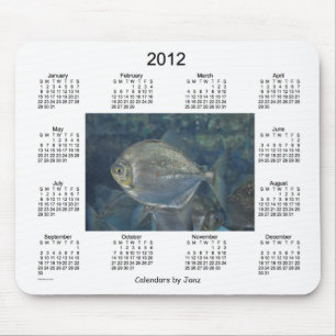 Tapis De Souris Calendrier de 2012 poissons