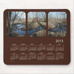 Tapis De Souris Calendrier de 2013 paysages