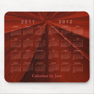 Tapis De Souris Calendrier de 2 ans 2011-2012