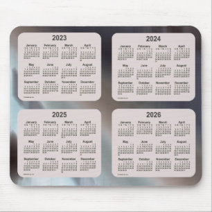 Tapis De Souris Calendrier de 4 ans 2023-2026 des ombres par Janz