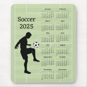 Tapis De Souris Calendrier de football 2025