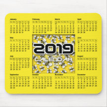 Calendrier de la carte souris 2019