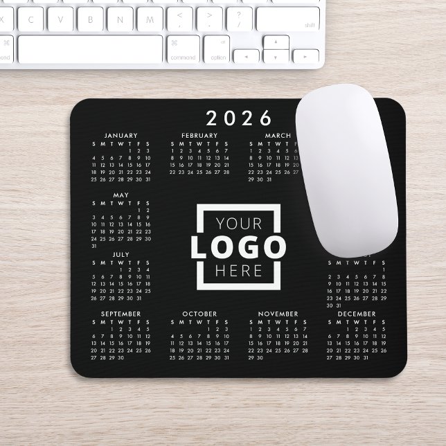 Tapis De Souris Calendrier d'entreprise personnalisé avec logo 202 (Créateur téléchargé)