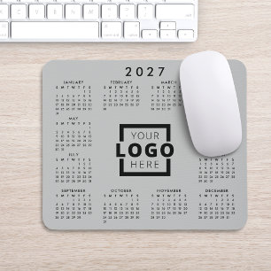 Tapis De Souris Calendrier d'entreprise personnalisé avec logo d'e
