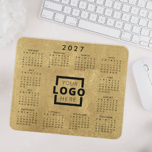 Tapis De Souris Calendrier d'entreprise personnalisé avec logo d'e