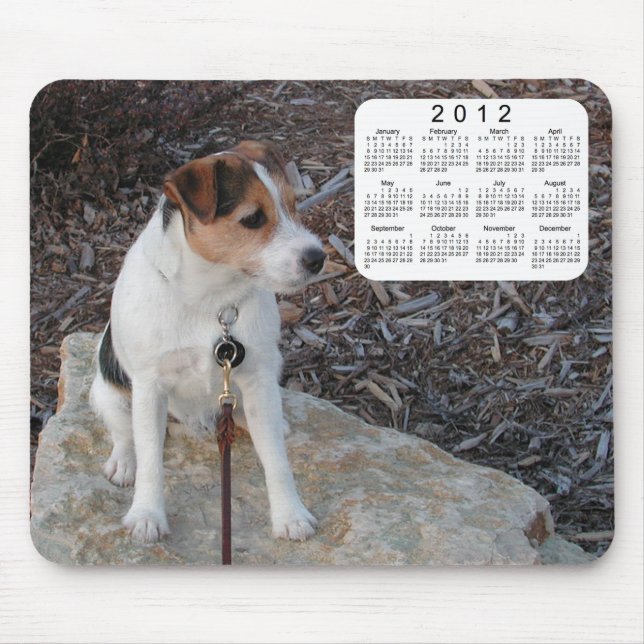 Tapis De Souris Calendrier des chiens 2012 (Devant)