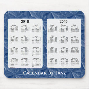 Tapis De Souris Calendrier des diamants bleus 2018-2019 par Janz M