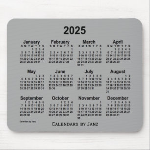 Tapis De Souris Calendrier des Grey de Bataillon 2025 par Janz Mou