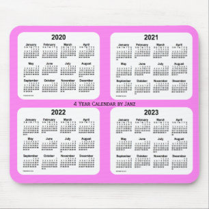 Tapis De Souris Calendrier des quatre ans de la violence 2020-2023