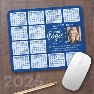 Tapis De Souris Calendrier - logo, photo
